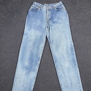 Vintage Levis 501 Jeans Womens 13 Blue Button Fly Made in USA Red Batwing Faded